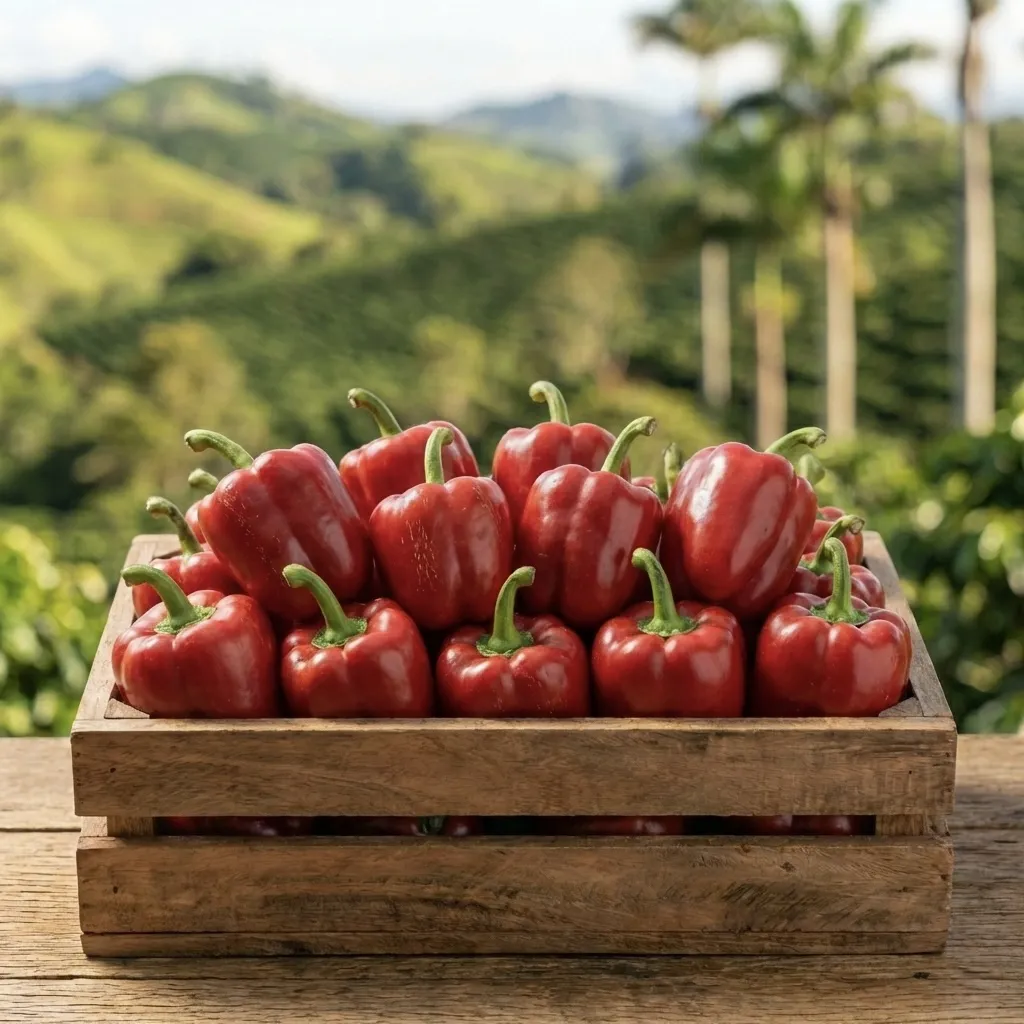 Pimentón Rojo fresco del Quindío - Latido